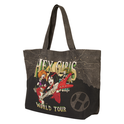Scooby-Doo! The Hex Girls World Tour Oversized Canvas Tote Bag Loungefly