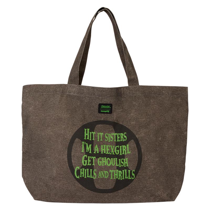 Scooby-Doo! The Hex Girls World Tour Oversized Canvas Tote Bag Loungefly