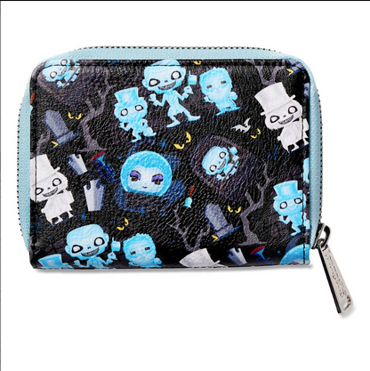 Parks The Haunted Mansion Chibi Ghosts Zip-Around Wallet