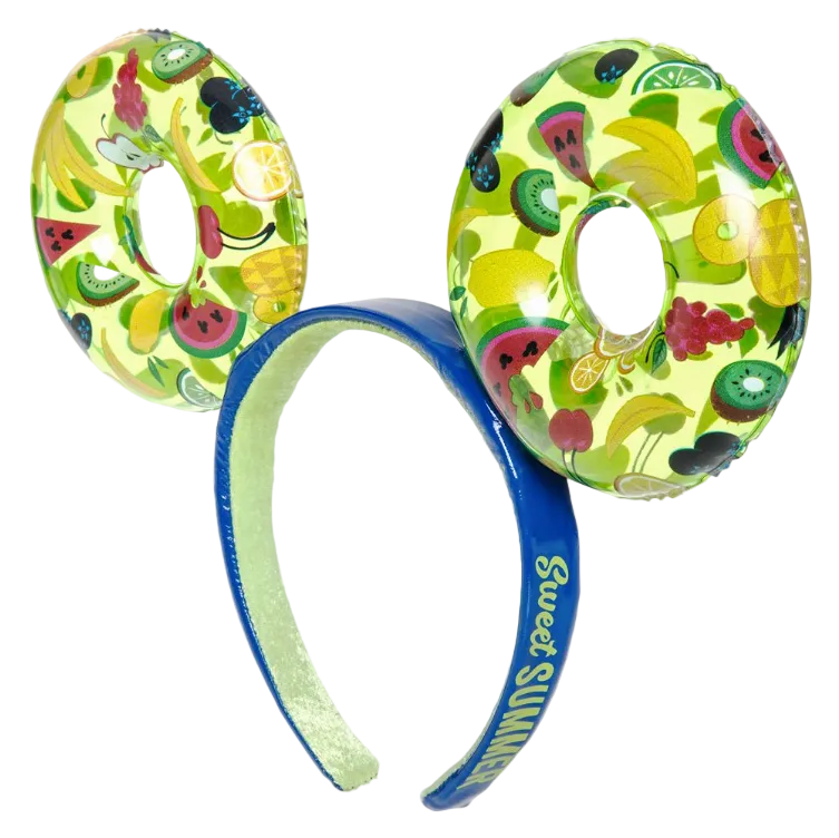 Mickey Mouse Inflatable Fruit Pool Float Ear Headband