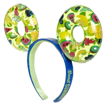 Mickey Mouse Inflatable Fruit Pool Float Ear Headband