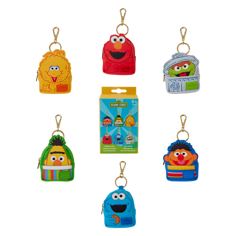 Sesame Street Cosplay Mystery Mini Backpack Keychain Charm
