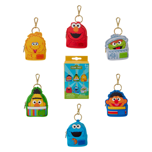 Sesame Street Cosplay Mystery Mini Backpack Keychain Charm