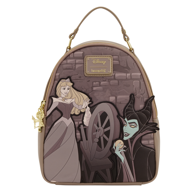 Backpack with Disney characters on a white background
