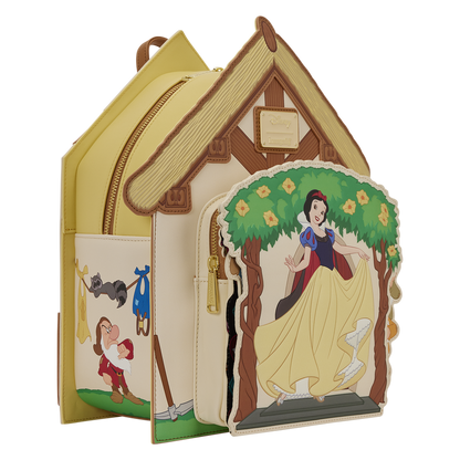 House-shaped product with Snow White illustration on a white background