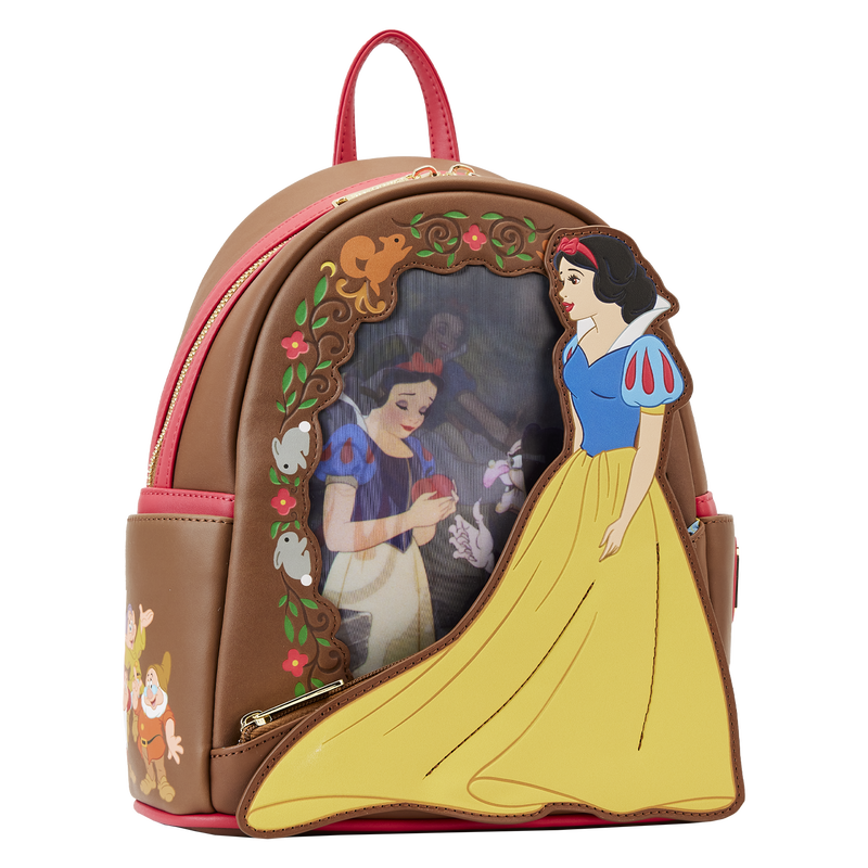 Snow White Lenticular Princess Series Mini Backpack Loungefly Disney