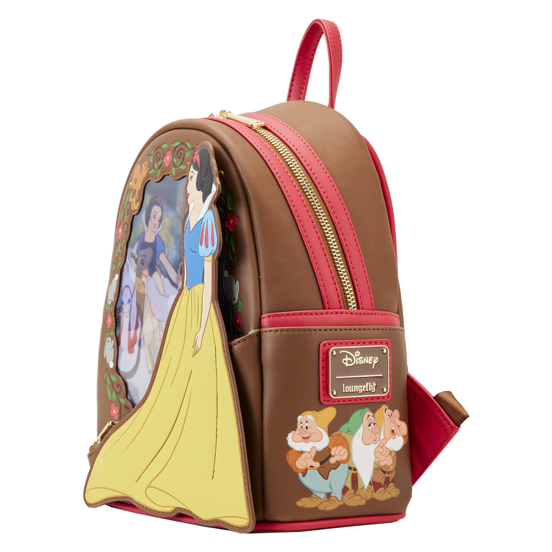 Snow White Lenticular Princess Series Mini Backpack Loungefly Disney
