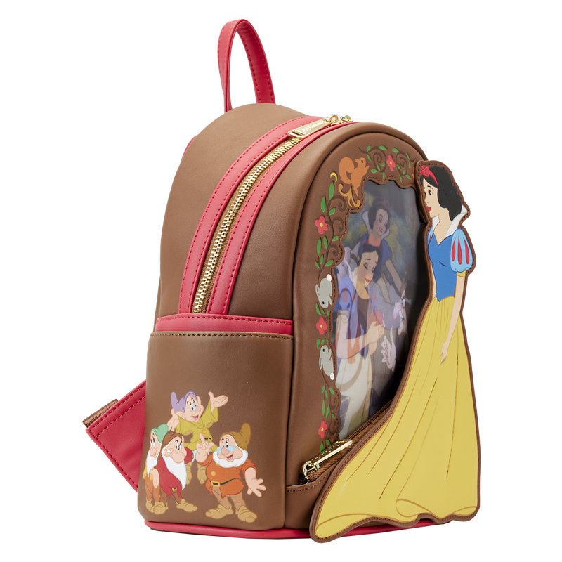 Snow White Lenticular Princess Series Mini Backpack Loungefly Disney