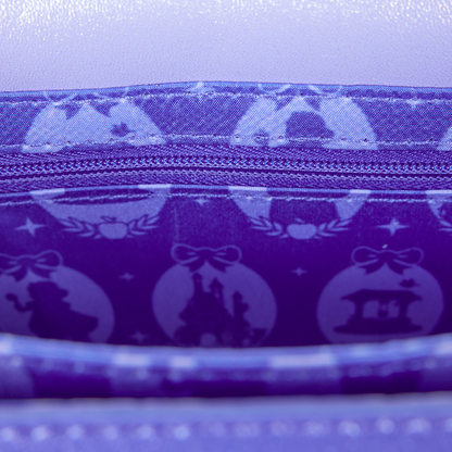 Snow White Shimmer Crossbody Bag
