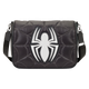 Spider-Man Black & White Suit Quilted Messenger Crossbody Bag