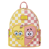 Loungefly Nickelodeon SpongeBob SquarePants & Patrick Star Checkered Mini Backpack