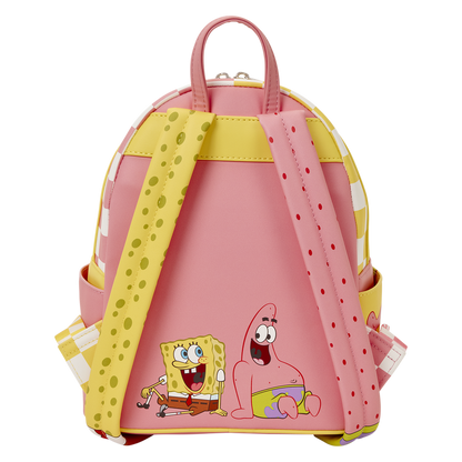 Loungefly Nickelodeon SpongeBob SquarePants & Patrick Star Checkered Mini Backpack