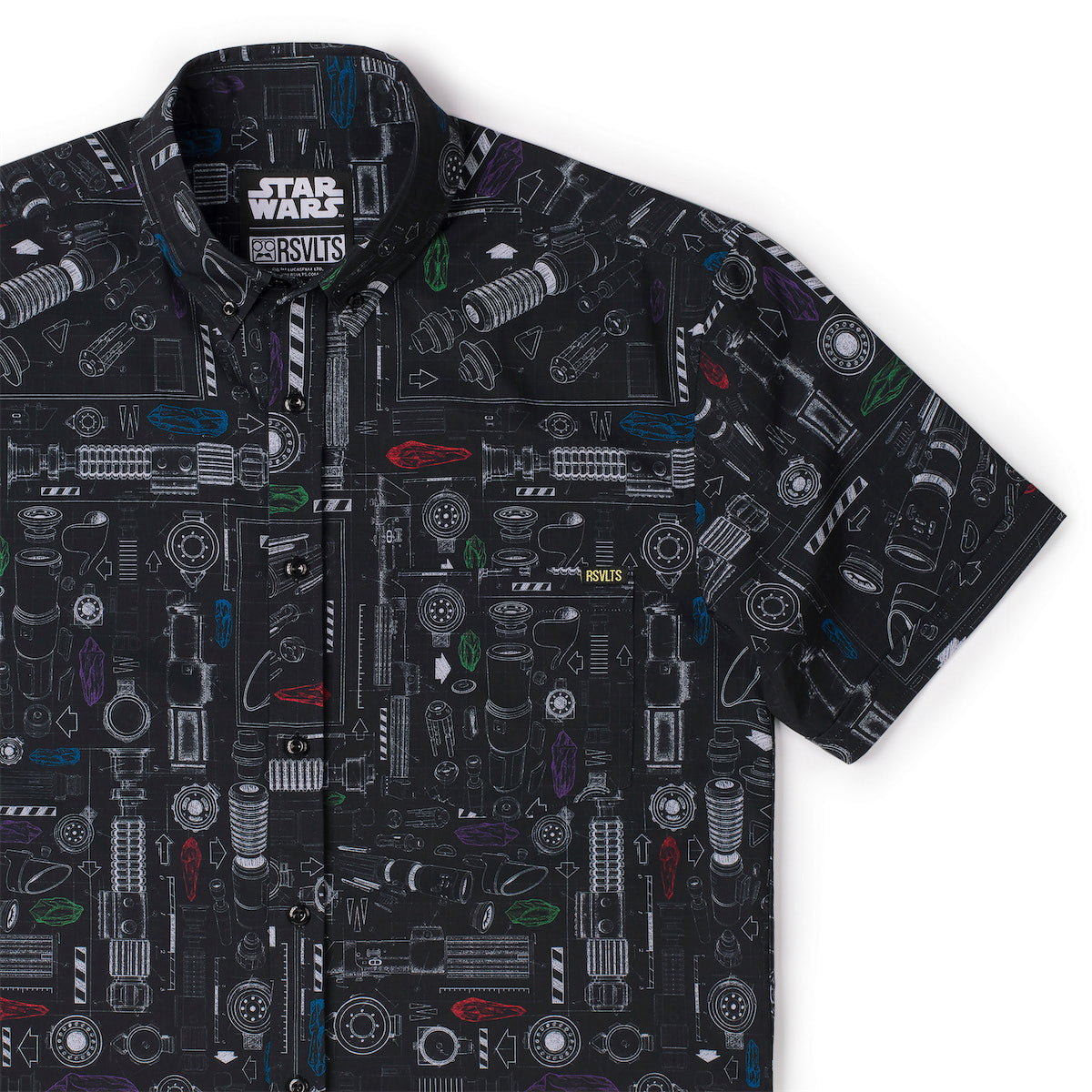 Star Wars "Saber Schematics" Button-Up Shirt