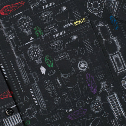 Star Wars "Saber Schematics" Button-Up Shirt - alternate view 2