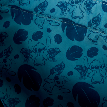 Stitch Embroidered Floral Convertible Backpack & Tote Crossbody Bag