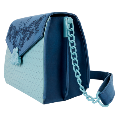 Stitch Embroidered Floral Crossbody Bag