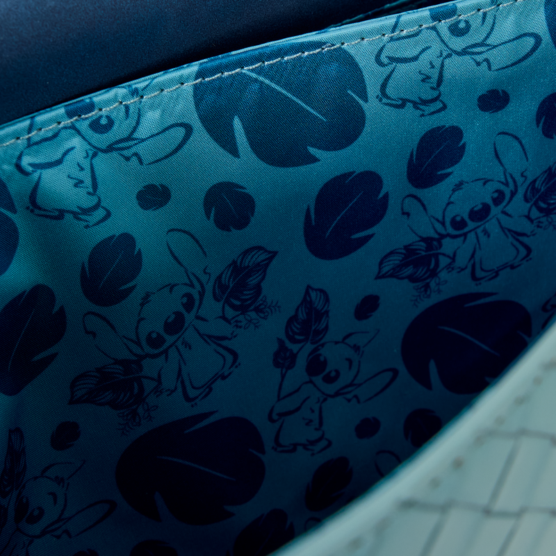 Stitch Embroidered Floral Crossbody Bag