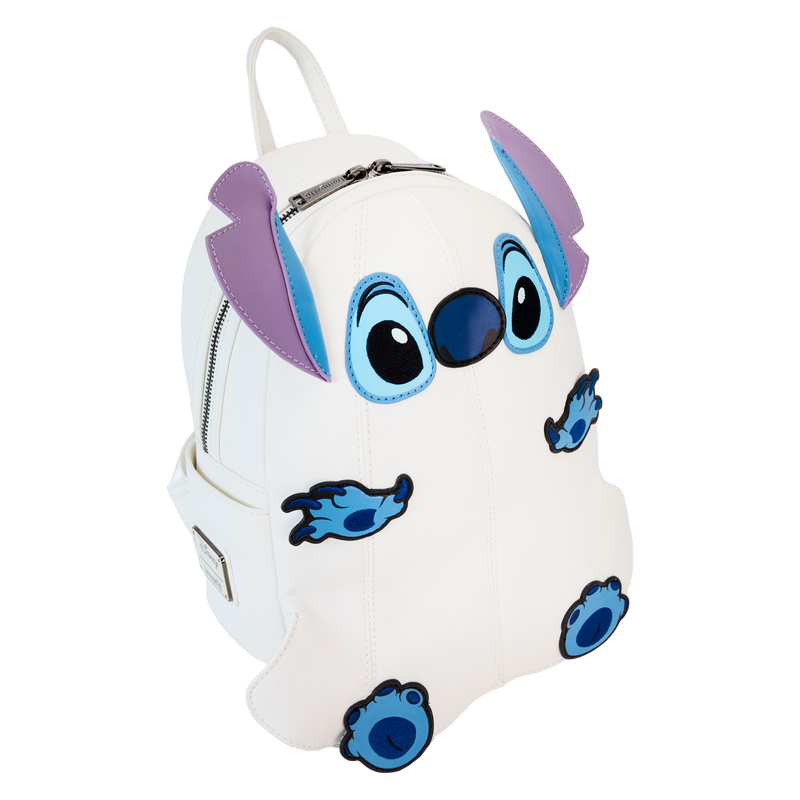 Lilo & Stitch Stitch Ghost Costume Figural Glow Mini Backpack Loungefly Disney