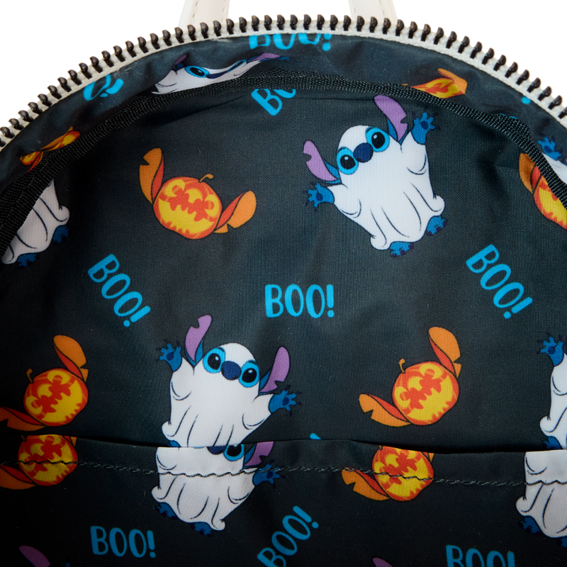 Lilo & Stitch Stitch Ghost Costume Figural Glow Mini Backpack Loungefly Disney