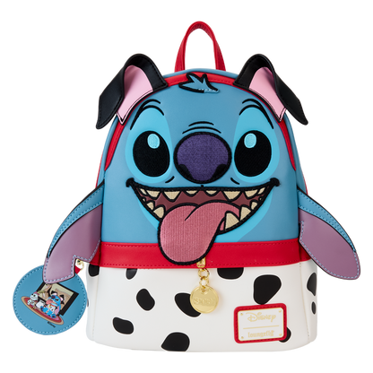 Backpack with cartoon character design on a white background