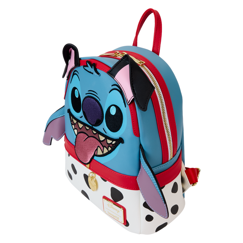 Backpack with cartoon character design on a white background