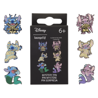 Loungefly Disney Lilo & Stitch Stitch & Angel Halloween Costume Mystery Box Pin