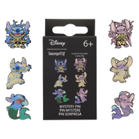 Loungefly Disney Lilo & Stitch Stitch & Angel Halloween Costume Mystery Box Pin