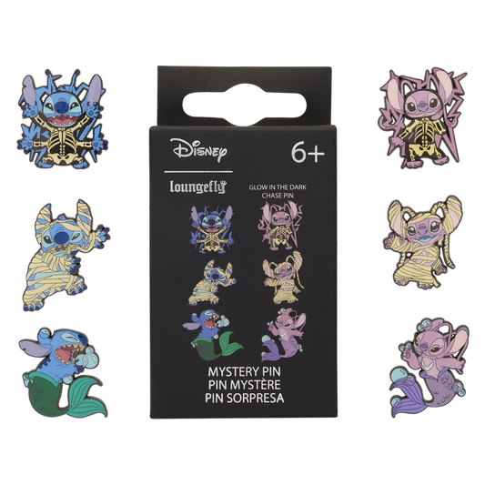 Lilo & Stitch Stitch & Angel Halloween Costume Mystery Box Pin Loungefly Disney