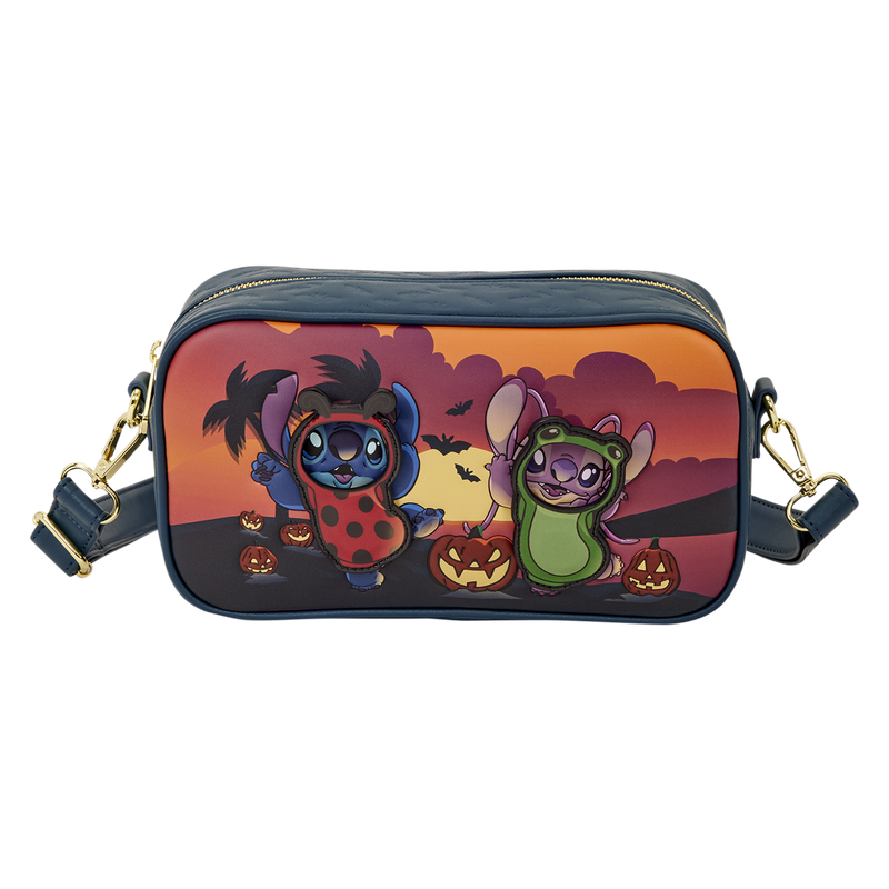 Loungefly Disney Lilo & Stitch Stitch & Angel Halloween Costumes Crossbody Bag