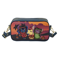 Loungefly Disney Lilo & Stitch Stitch & Angel Halloween Costumes Crossbody Bag
