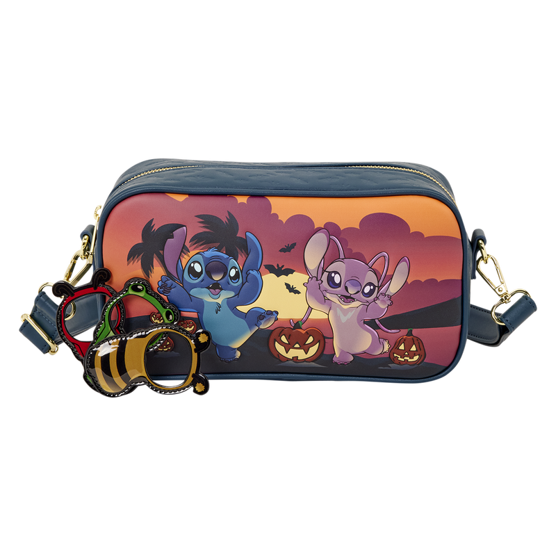 Loungefly Disney Lilo & Stitch Stitch & Angel Halloween Costumes Crossbody Bag