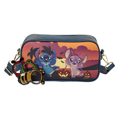Loungefly Disney Lilo & Stitch Stitch & Angel Halloween Costumes Crossbody Bag