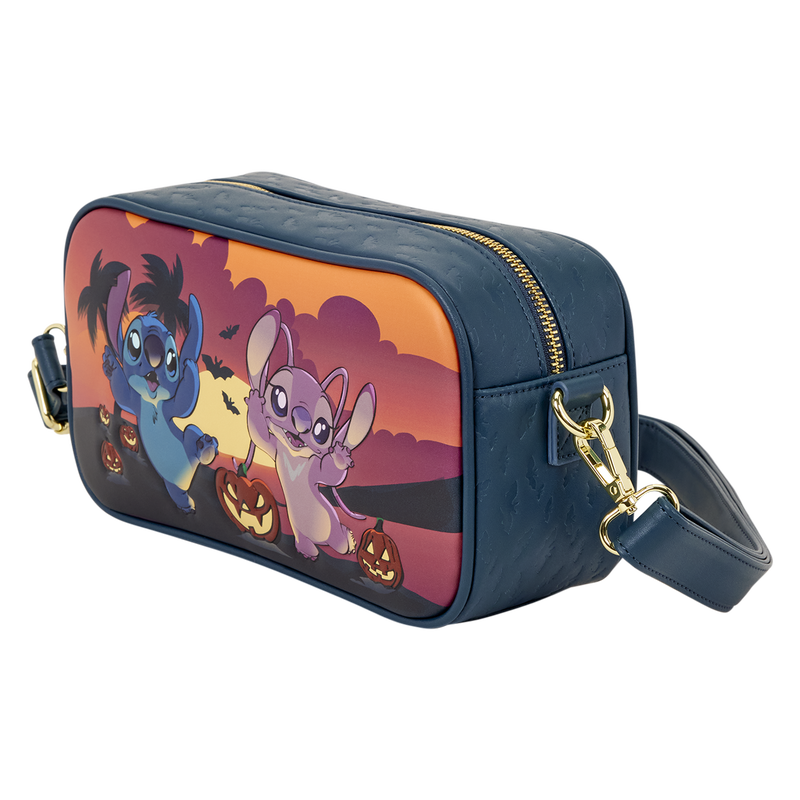 Loungefly Disney Lilo & Stitch Stitch & Angel Halloween Costumes Crossbody Bag