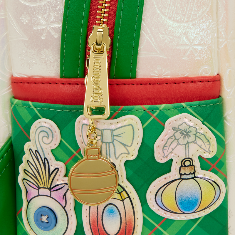 Lilo & Stitch Stitch & Scrump Iridescent Holiday Ornament Mini Backpack