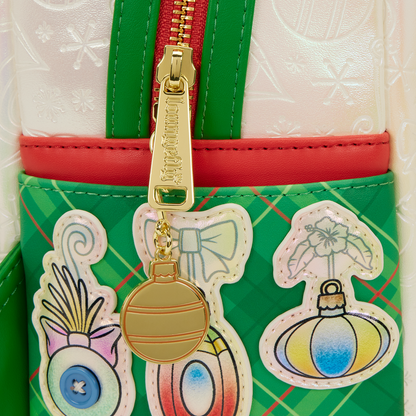 Lilo & Stitch Stitch & Scrump Iridescent Holiday Ornament Mini Backpack