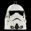 Backpack designed like a stormtrooper helmet from Star Wars on a white background