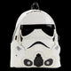 Backpack designed like a stormtrooper helmet from Star Wars on a white background