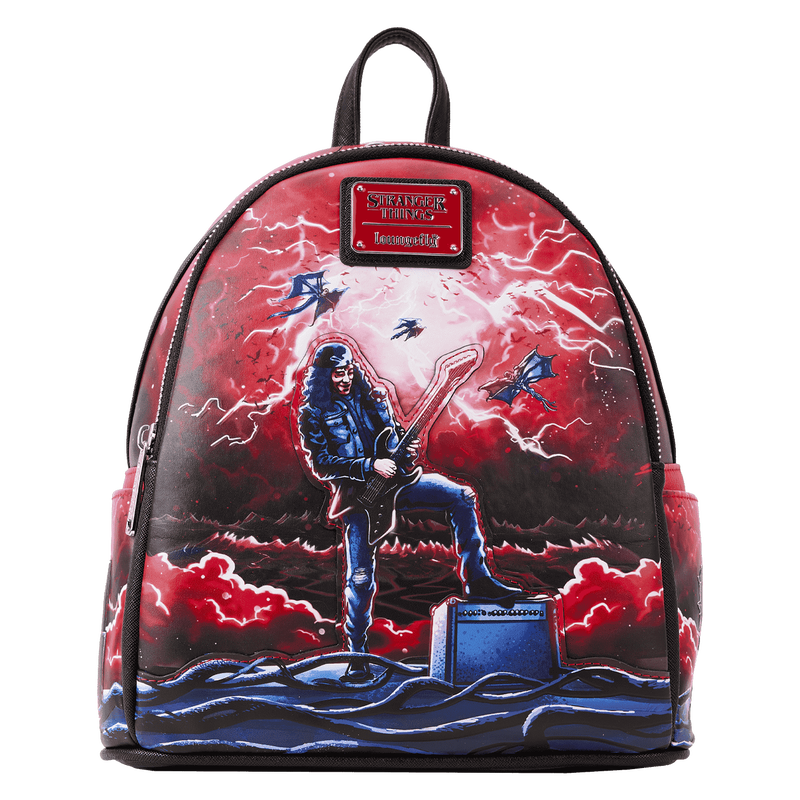 Loungefly Netflix Stranger Things Eddie Munson Tribute Glow-in-the-Dark Mini Backpack