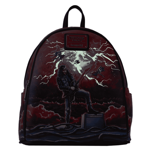 Loungefly Netflix Stranger Things Eddie Munson Tribute Glow-in-the-Dark Mini Backpack
