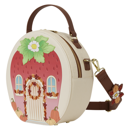 Strawberry Shortcake Strawberry House Autumn Crossbody Bag Loungefly