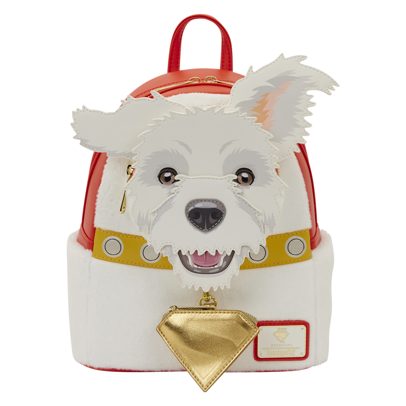 Loungefly DC Supergirl Krypto the Super-Dog Cosplay Mini Backpack