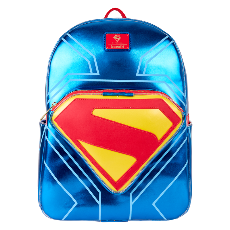 Loungefly DC Superman Light Up Glow Full-Size Backpack