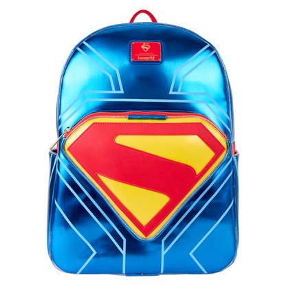 Loungefly DC Superman Light Up Glow Full-Size Backpack