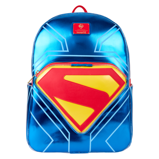 Loungefly DC Superman Light Up Glow Full-Size Backpack