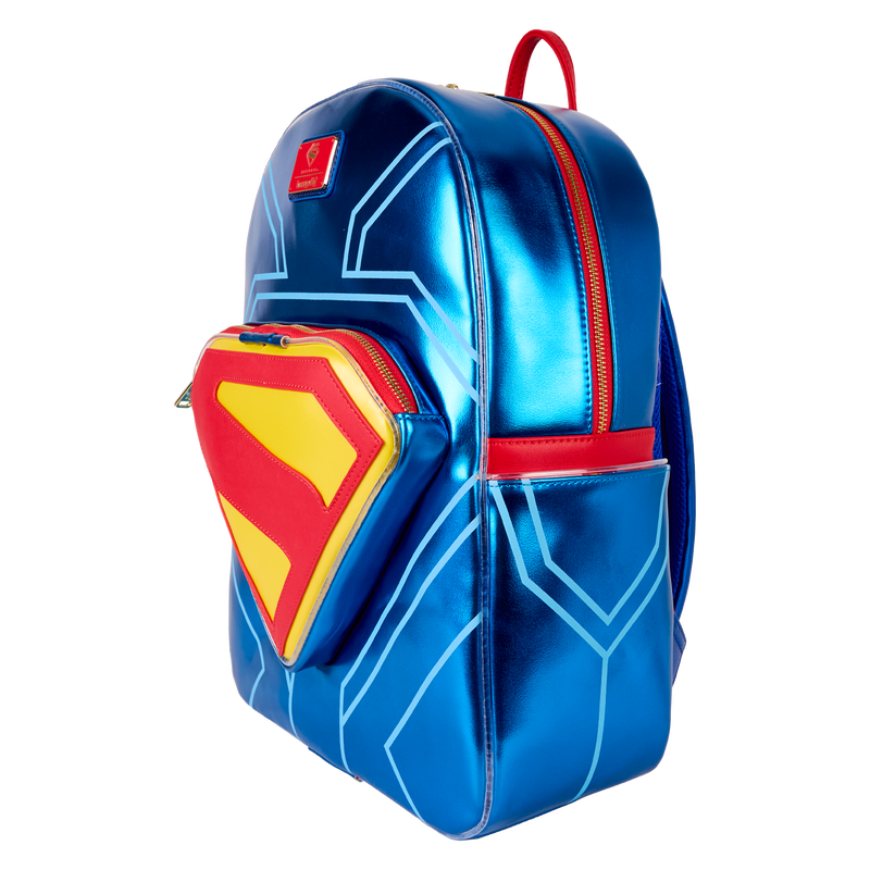 Loungefly DC Superman Light Up Glow Full-Size Backpack
