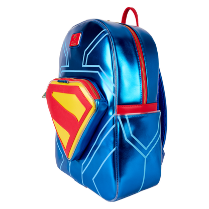 Loungefly DC Superman Light Up Glow Full-Size Backpack