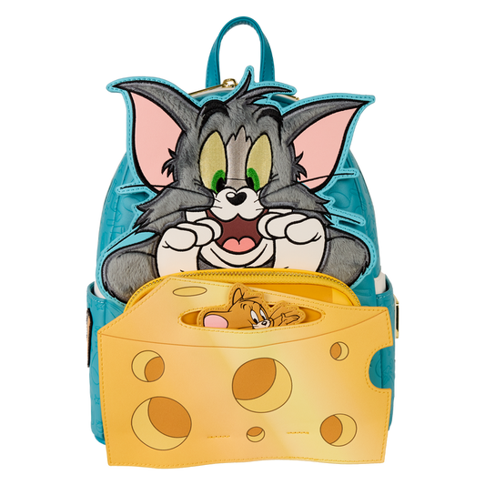 Tom and Jerry Plush Pop-Up Mini Backpack front