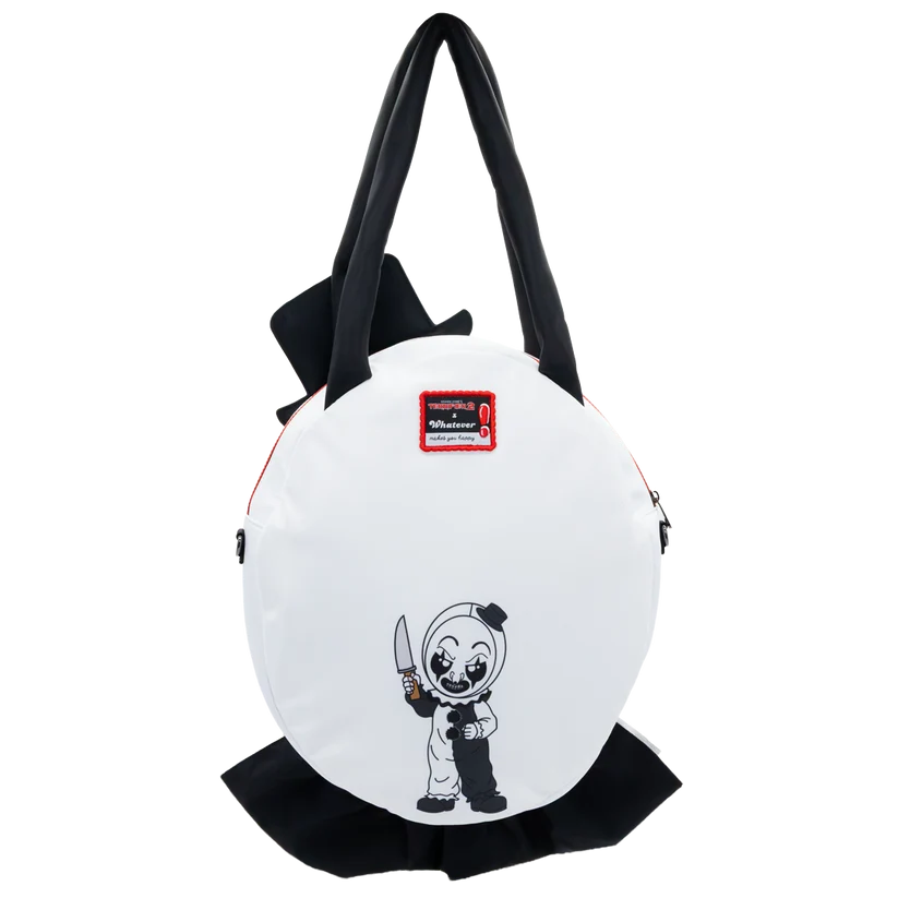 Terrifier 2 Art the Clown Oversized Figural Head Nylon Tote Bag Whatever! Makes You Happy