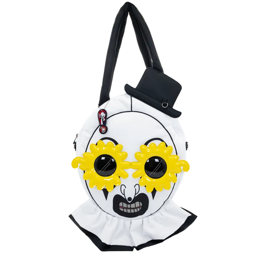 Terrifier 2 Art the Clown Oversized Figural Head Nylon Tote Bag Whatever! Makes You Happy