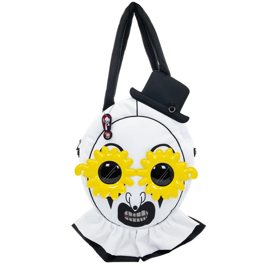 Terrifier 2 Art the Clown Oversized Figural Head Nylon Tote Bag Whatever! Makes You Happy